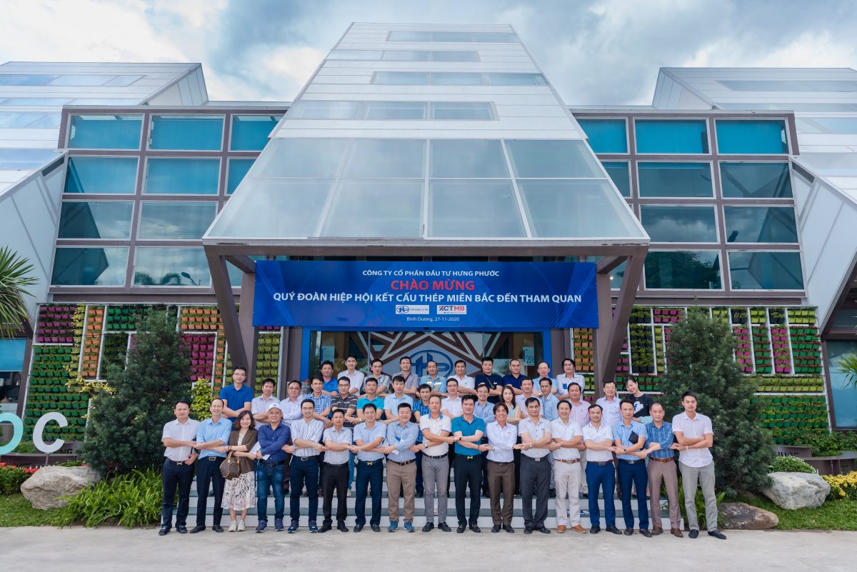 Chào mừng Hiệp hội Kết cấu Thép Miền Bắc đến tham quan Công ty Hưng Phước